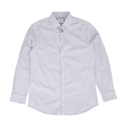 Lavender Solid Long Sleeve Button Down