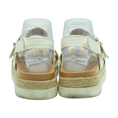 White Casual Slide Sandals
