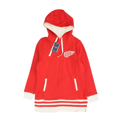 Red Solid Hoodie Pullover