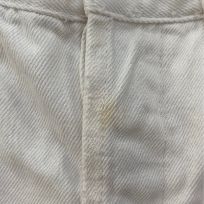 White Denim Shorts