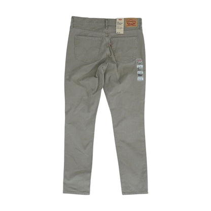 Brown Mid Rise Skinny Leg Jeans