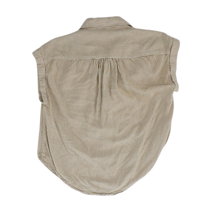 Brown Check Button Down