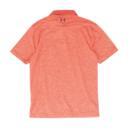 Red Abstract Short Sleeve Polo