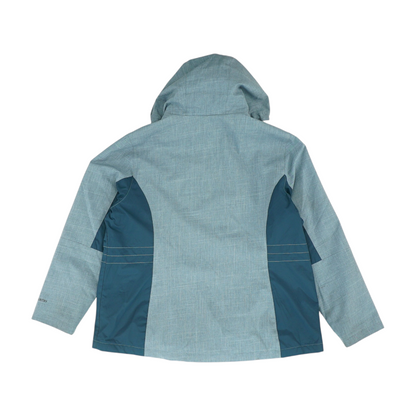 Blue Color Block Jacket