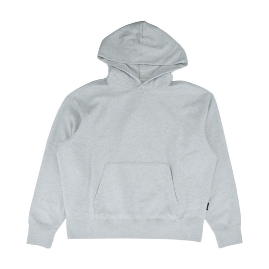 Gray Solid Hoodie Pullover