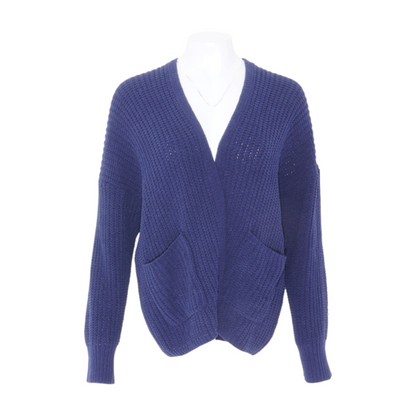 Navy Cardigan Sweater