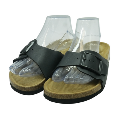 Black Flat Sandals
