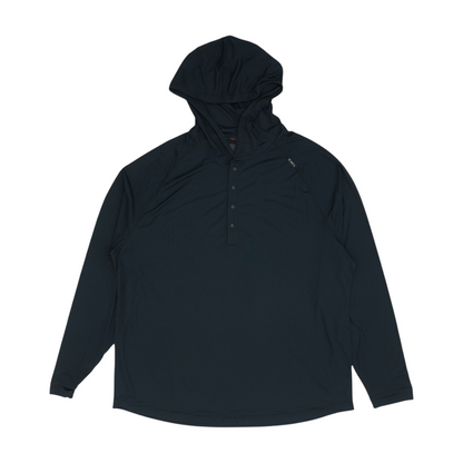 Black Solid Hoodie Pullover