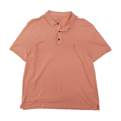 Pink Solid Short Sleeve Polo