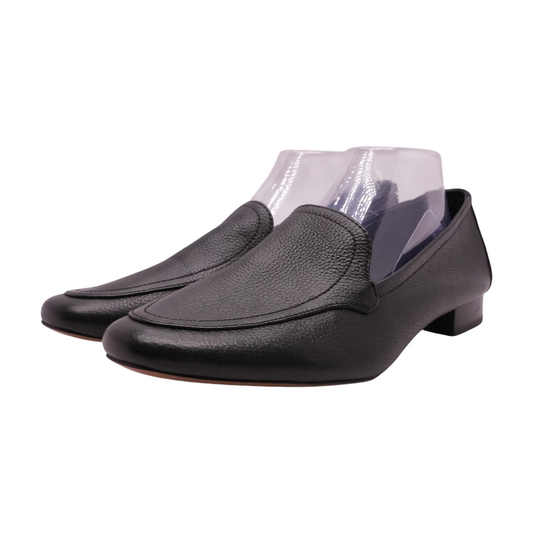 Black Slip-On Flats