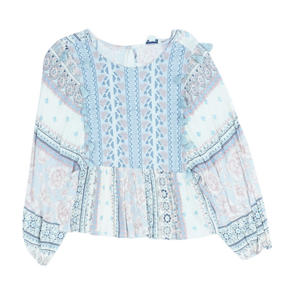 Multi Graphic Blouse