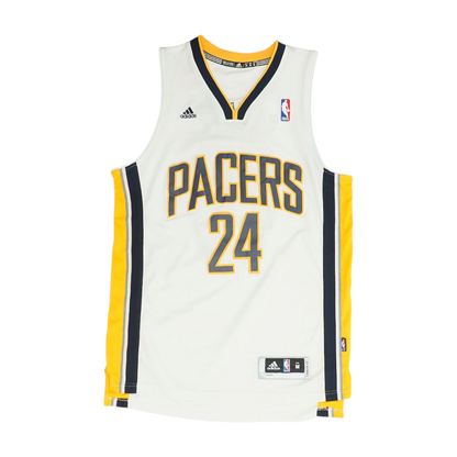 Men's White Indiana Pacers Sleeveless Jersey