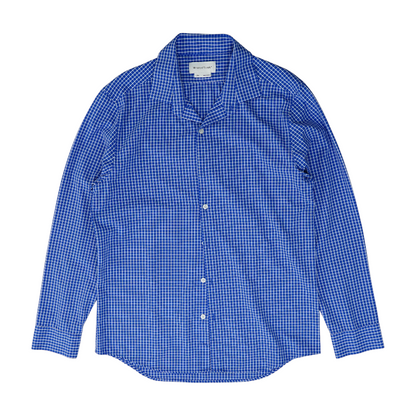 Blue Check Long Sleeve Button Down
