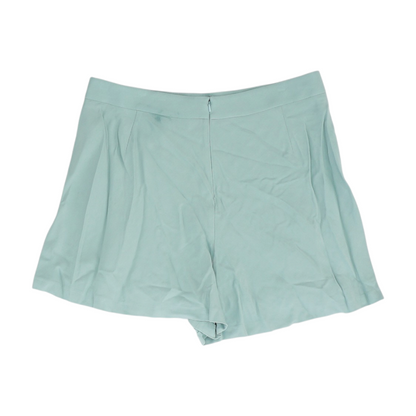 Blue Solid Chino Shorts