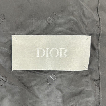 Black CD Icon Down Black Technical Fabric Jacket