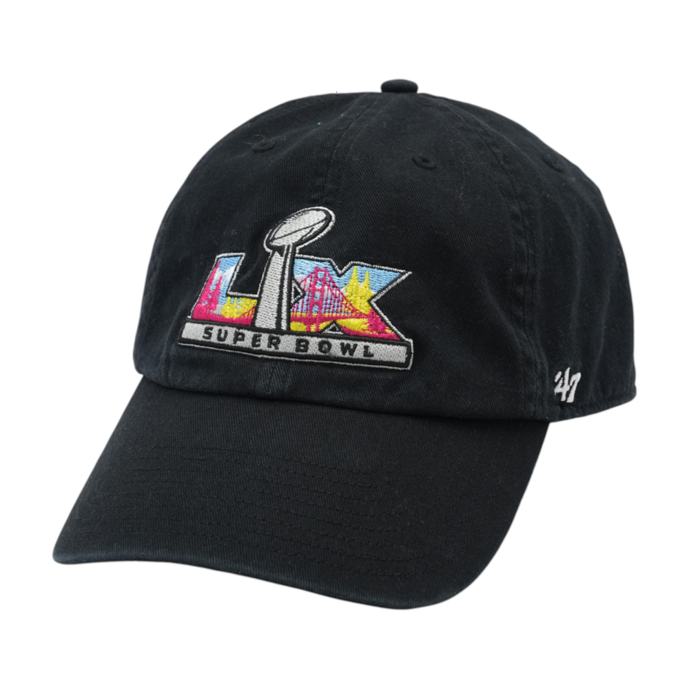 47 Brand Black Super Bowl LX Ballcap Hat – Image 2