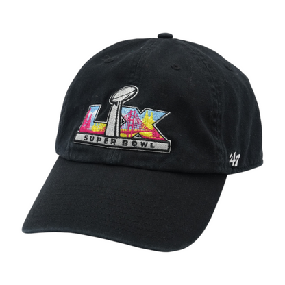 47 Brand Black Super Bowl LX Ballcap Hat – Image 2