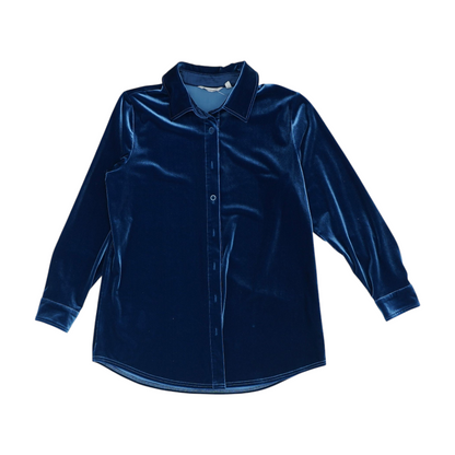 Navy Button Down