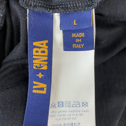 Louis Vuitton x NBA 2021 Black LV Monogram Patch T-Shirt