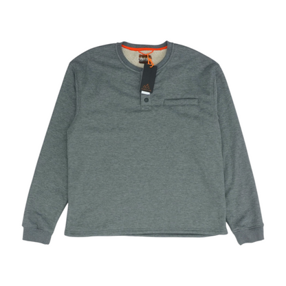 Gray Solid Sweatshirt Pullover