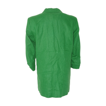 Green Solid Blazer