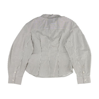 White Striped Button Down