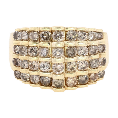 2 1/6 ctw 10K Yellow Gold Diamond Fashion Ring