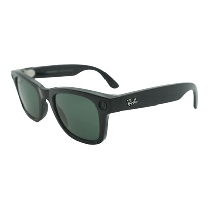 Black Wayfarer Smart Glasses