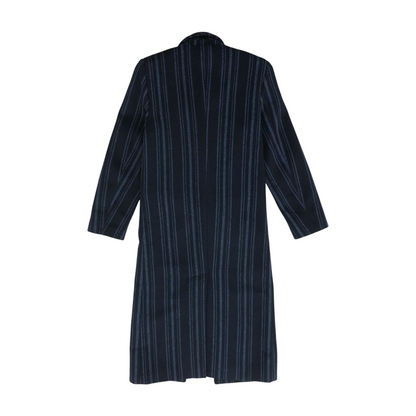 Navy Striped Coat