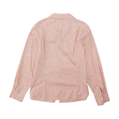 Pink Paisley Button Down
