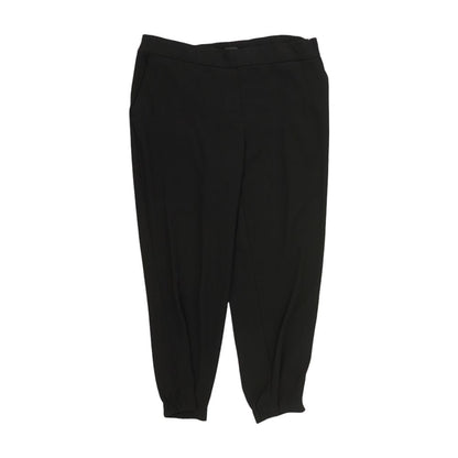 Black Solid Pants