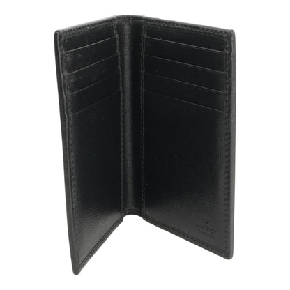 GG Supreme Card Case Wallet in Black