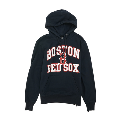 Navy Boston Red Sox Solid Hoodie Pullover