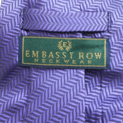 Purple Print Neck Tie