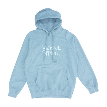 Gray Solid Hoodie Pullover