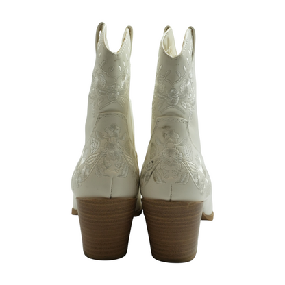 White Western Boots