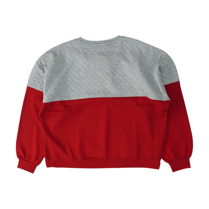 Gray Alabama Crimson Tide Color Block Sweatshirt Pullover