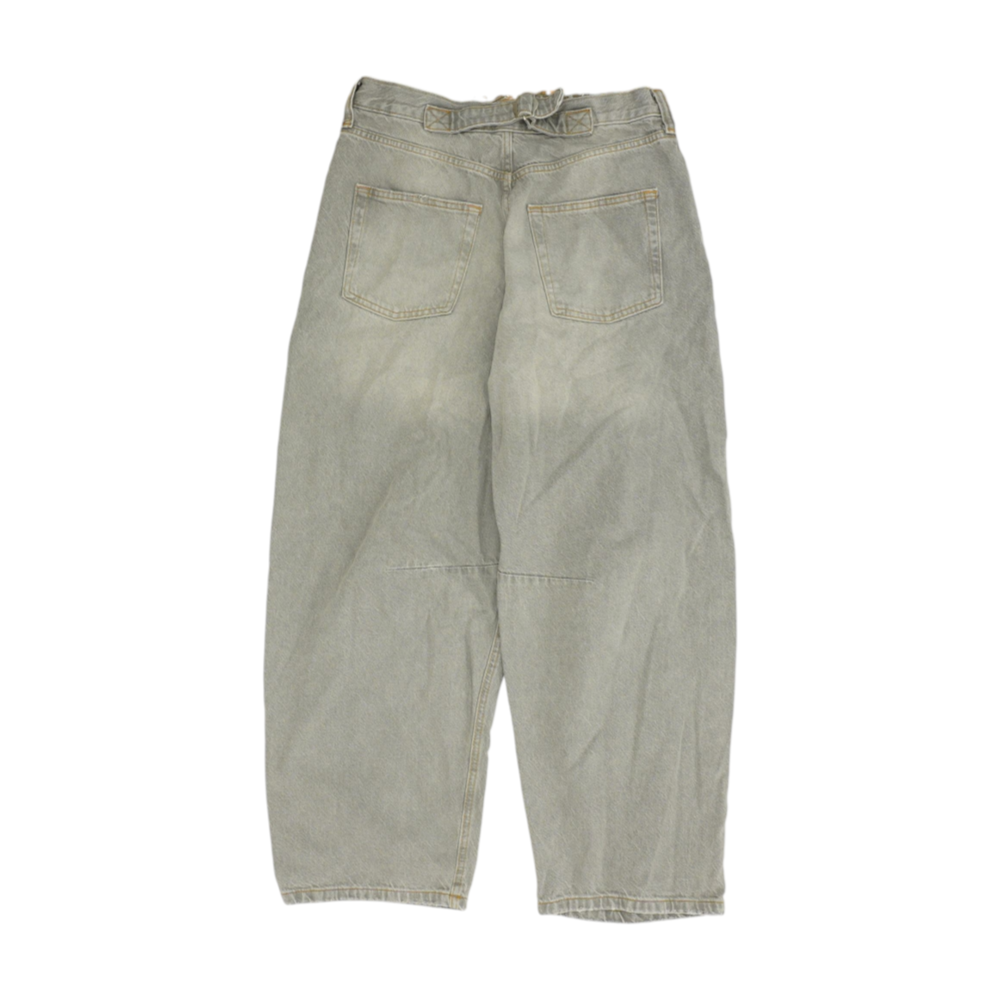 Gray Wide Leg Jeans