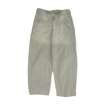 Gray Wide Leg Jeans