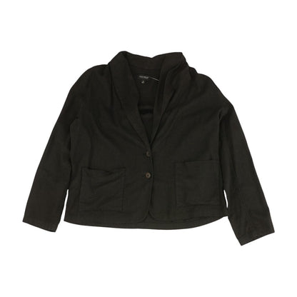 Black Solid Blazer