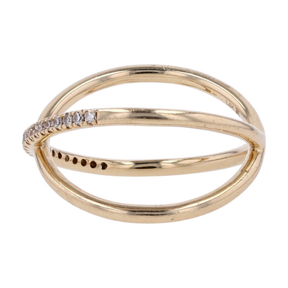 1/10 ctw 14K Yellow Gold Diamond Fashion Ring