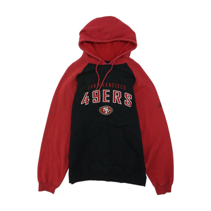Black San Francisco 49ers Color Block Hoodie Pullover