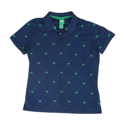 Navy Print Blouse