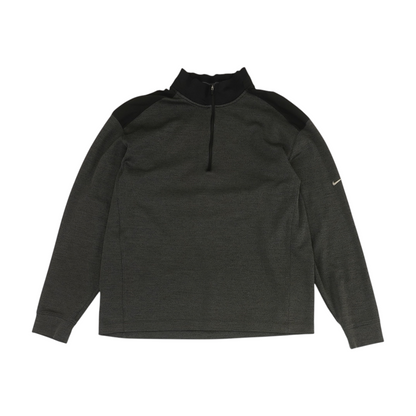 Charcoal Color Block 1/4 Zip Pullover