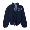 Parke Navy Solid 1/4 Zip Pullover – Image 1
