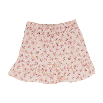 Pink Floral Mini Skirt