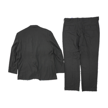 Gray Long Solid Suit