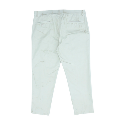Beige Straight Pants