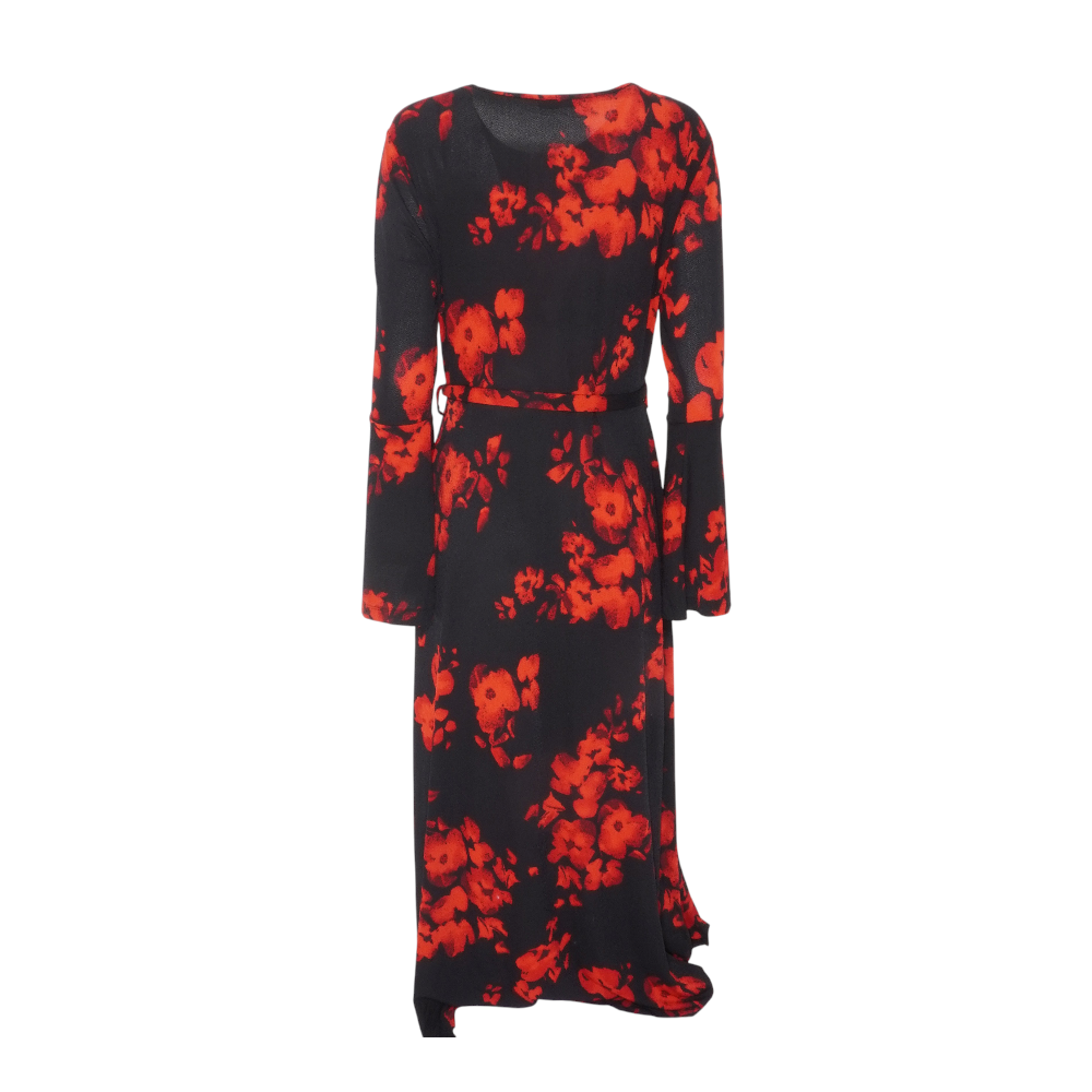 Black Floral Maxi Dress