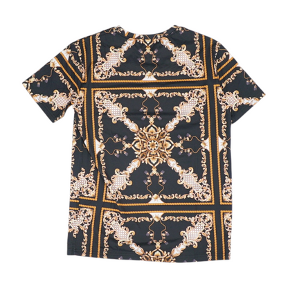Black Print Active T-Shirt
